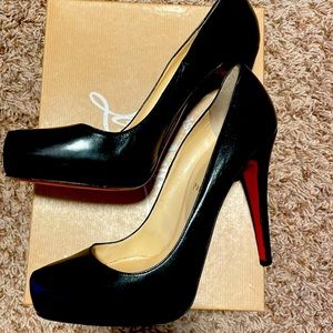 Christian Louboutin Rolando 120 Kid Black